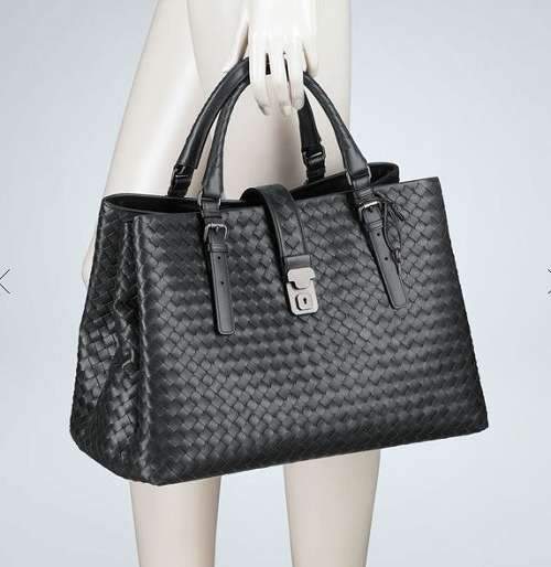 Bottega Veneta Nappa Leather Shoulder Handbag 7453 Black - Click Image to Close